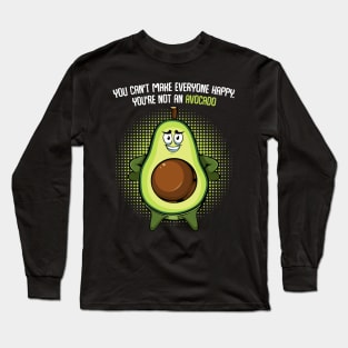 Avocado - Funny Sayings Vegan Guacamole Quote Long Sleeve T-Shirt